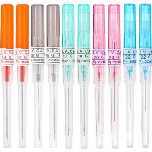 1Piece Steel Steel Catheter Piercing Needles Tool Sterile Disposable Ear Nose Navel Nipple Lip Eyebrow Piercing Needles Tatttoo