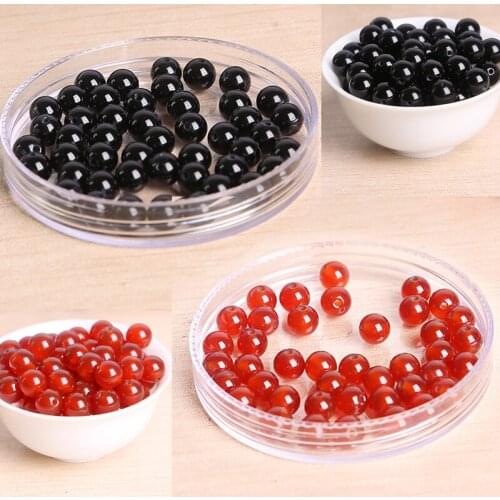 Pick Size 3-12mm New Grade AA Red & Black Onyx Stone Round Loose Beads DIY Handmade Jewelry For Making DIY Bracelet Necklace
