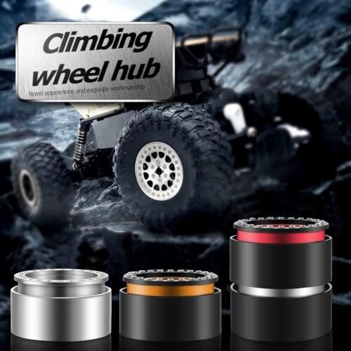 4pcs 1.9 inch Beadlock Metal Wheel Rims Convenient Practical User-friendly Design Kits for RC Rock Crawler Car Traxxas Hsp
