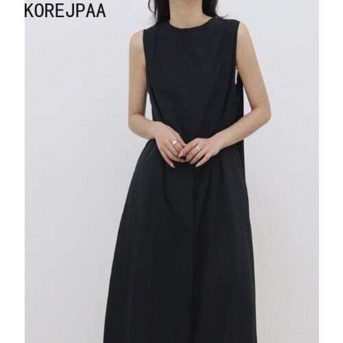 Korejpaa Summer Dresses With A Slit