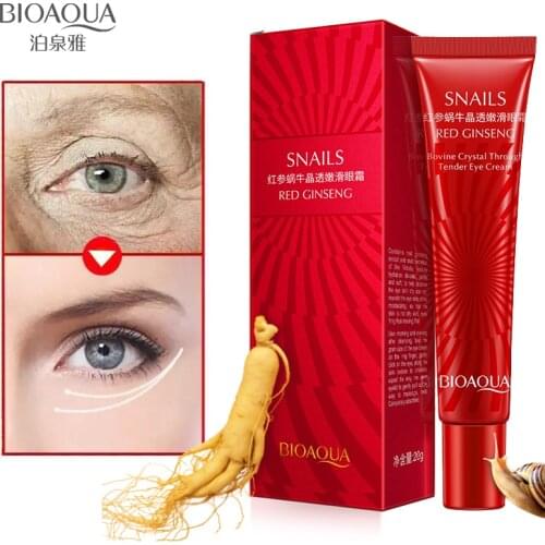 BIOAQUA Anti Wrinkle Anti Aging Eye Cream Effectively Remove Dark Circles Puffiness Repair Eye Lifting Moisturizer Cream
