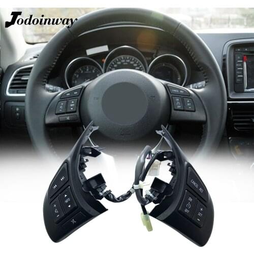 For Mazda 3 Atenza Axela CX5 Car Parts Multifunction Audio Multimedia Control Switch Cruise On Off Steering Wheel Button