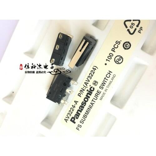 Original new 100% AV3224-A AV3224 light touch switch micro switch fast acting switch 3A250V