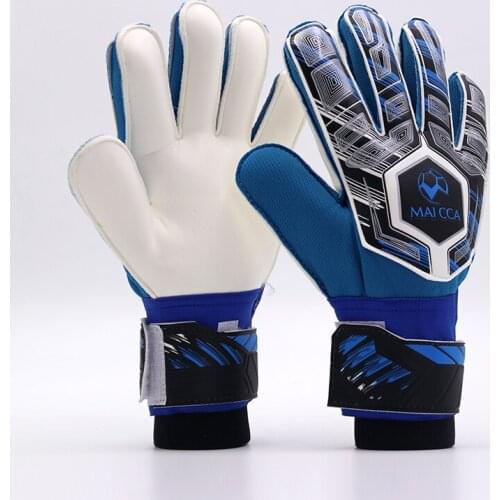 Football Goalkeeper Glove Strap Finger Guard Adult Children Professional Goalkeeper Glove Thickened Latex Anti-skid Breathable