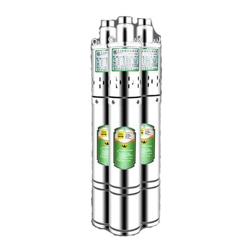 Stainless Steel Screw Submersible Pump, Deep Well Pump, 370W 220V Single-phase Well, Household Pump, High-lift Pump