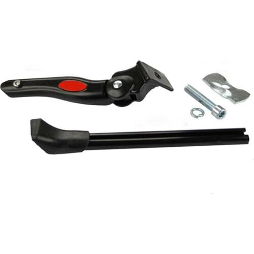 Adjustable Bike Bicycle cycling Kickstand Folding Side Stands Foot Kick Stand Kit Black Parking Leg Side Support