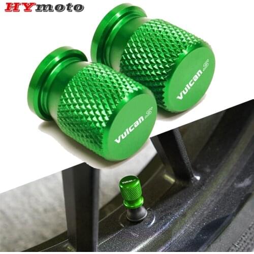 With Logo "VULCANS" For Kawasaki VULCAN S 650cc 650 CC New Motorcycle CNC Accessories Wheel Tire Valve Stem Caps Airtight Covers