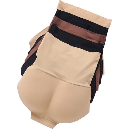 S-XL High Waist Sexy Padding Panties Bum Padded Butt lifter Enhancer Hip Push Up Panties Underwear Seamless Panties Buttocks