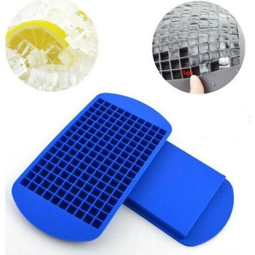 Silicone Ice Cube Maker 160-Cavity DIY Ice Maker Ice Cube Trays Molds For Ice Candy Cake Pudding Chocolate Whiskey Molds Tool