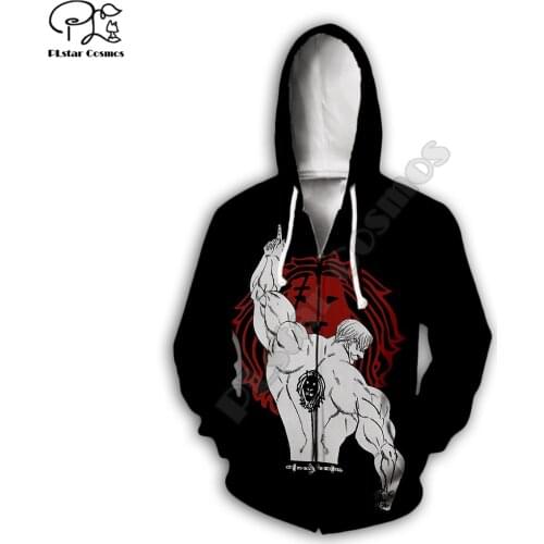 The seven deadly sins hoodies 3D printed Love Horse Sweatshirt Hoodie Autumn Streetwear women foe men Casual Tracksuit style-3