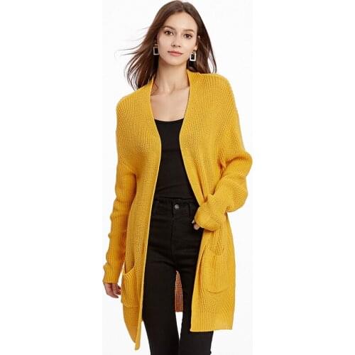 AECU Women Sweater Cardigan Pull Femme Knitted Coat Women Long Sleeve Ladies Sweater Cardigan Knitting Female Autumn Clothes