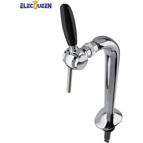 Snake beer tower with one brass beer tap,Chrome Plated Brass Single Faucet for homebrew beer Tap New Fashion Design