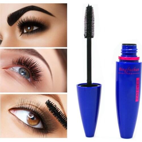 1PC Lashes Mascara Waterproof Fiber Mascara Black Long Lasting Curling Eyelash Extensions Lengthening Mascara Sexy Eyes Makeup