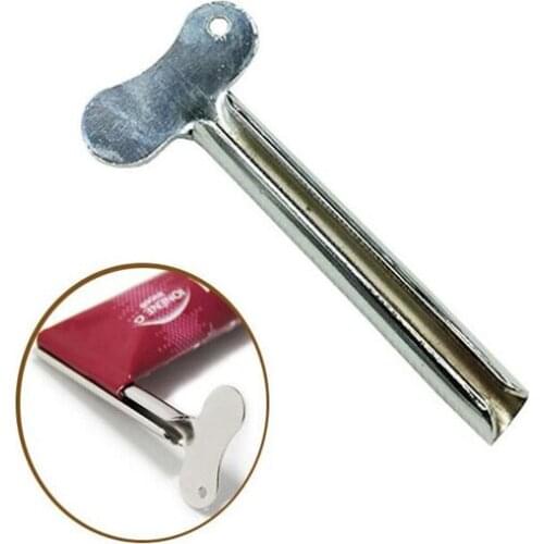 100pcs/lot Metal Toothpaste Squeezer Multifunctional Plastic Cream Tube Squeezing Dispenser Organizer