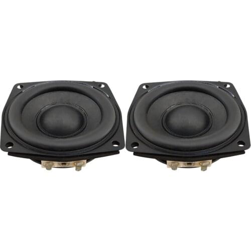 2.5Inch Full Range Bluetooth HIFI Speaker Unit 8Ohm 15W Double Neodymium Paper Basin Full Frequency Loudspeaker Home Theater 2PC