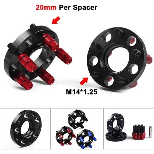 20mm 72.56mm 5x120mm Hubcentric Wheel Spacers M14x1.25 Tapered Bolts For BMW F Series F10 F12 F13 F01 F02 F30 TT102032