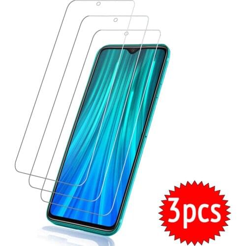 3Pcs Tempered Glass For Xiaomi Redmi Note 8 Pro Screen Protector Protective Glass For xiaomi Redmi Note 8 note8 note8pro Film