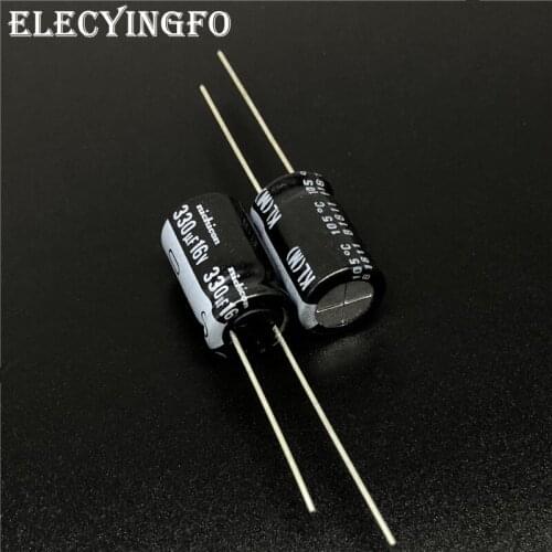 5pcs/50pcs 330uF 16V NICHICON KL 10x16mm 16V330uF Low Leakage Current Aluminum Electrolytic Capacitor