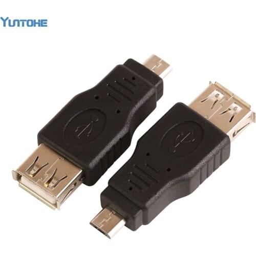 USB 2.0 A Female to Micro USB B 5 Pin male F M Converter Adapter 1000pcs/lot