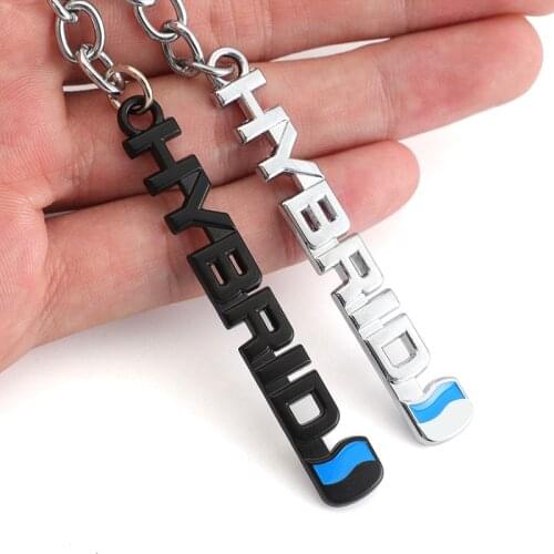 Car Keychain HYBRID Key Ring Chain Holder Badge for Subaru Toyota Highlander Nissan Camry Subaru Volkswagen golf Lexus BMW Audi