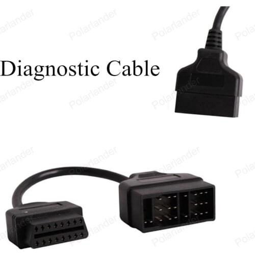 For T-oyota 22 Pin To 16 Pin DiagnosticTool Female OBD 2 Cable Connector Adapter Cable Car scanner Cables