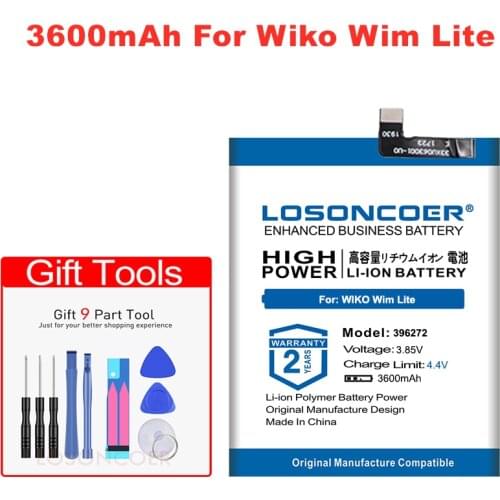 396272 HY3-3963 Battery For BQ BQS 5504 BQS-5504 Strike Selfie Max For WIKO View Prime/U pulse Lite WIKO Wim Lite MT6737 5.2"