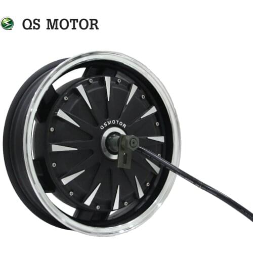 QS Motor 14*3.5inch 2000W 260 V1.12 60kph hot sale BLDC gearless motor in-wheel hub motor for electric scooter