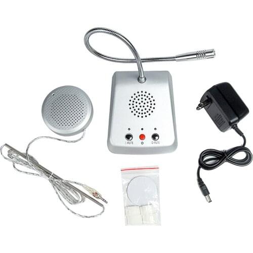 E370 Mute Function Protective Equipment No Touch Two Way Radio Wired Window Intercom Kit for Bank Counter Service