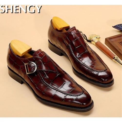 HULINGMEI Mens Oxfords
