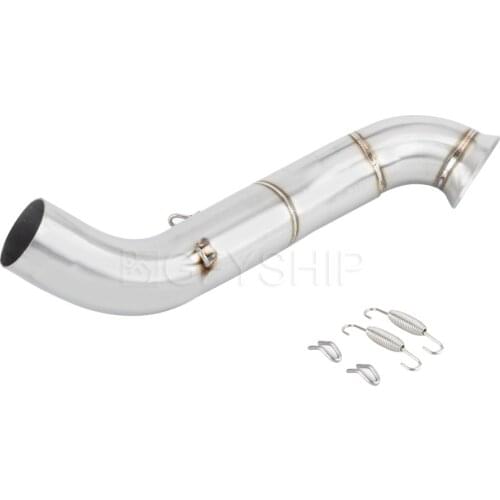 Motorcycle For KTM DUKE 690 2013-19 For Husqvarna 701 Svartpilen 2019 2020 Escape Slip-on Exhaust Mid Link Pipe And Decat Pipe