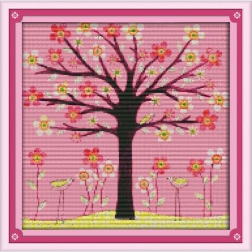 Yearning for spring (10) cross stitch kit 18ct 14ct 11ct count printed canvas stitching embroidery DIY handmade needlework