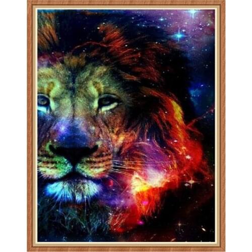 New Diamond embroidery sale 5d diamond painting lion full diamond mosaic picture of rhinestones cross-stitch,custom photo