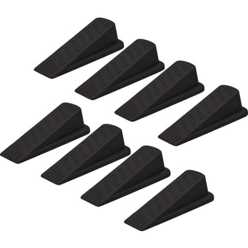 Door Wedge Stopper Door Stops for Floor-Door Stop Wedge Rubber Door Stop 8Pcs Door Stopper Wedge Easy Solution