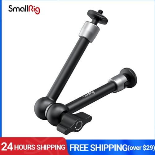 SmallRig 9.5 inch Articulating Rosette Arm With 1/4" Threaded Screw Extension Arm For Universal DSLR Camera Cage Monitor -2066B