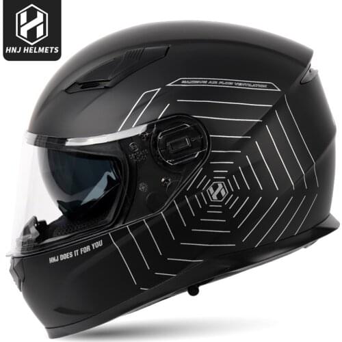 Full Face Casco Moto Man Woman Double Lens Helmet Motorcycle Flip Up Motocross Helmet Motorcycles For Adults Crash Helmet Black