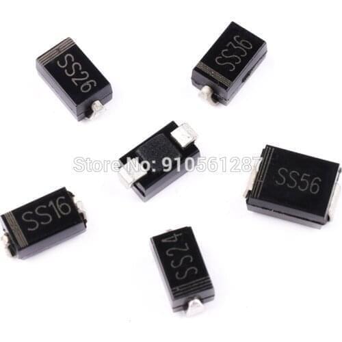 SS22 SS23 SS28 SS2150 SS2200 SS220 SS120 SS12 SS13 SS15 SS18 SS1150 SS1200 SMA DO-214AC SMB DO-214AA SMC DO-214AB SMAF SMBF