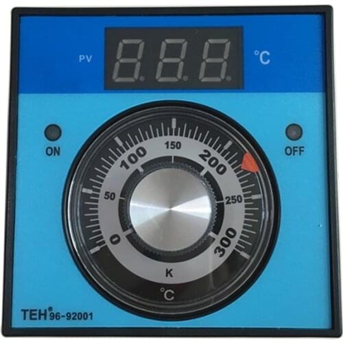 AC 220V Electric Oven Thermostat TEH96-92001-A Anti-Overshoot Gas Oven Digital Display Electronic Temperature Controller 0-400