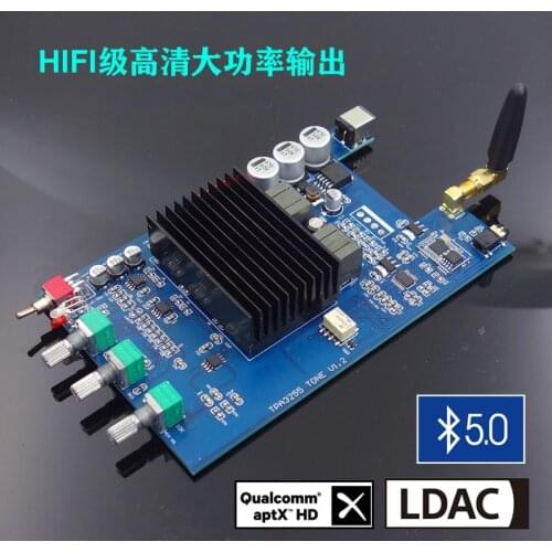 Weiliang NEW TPA3255 Audiophile HIFI Bluetooth 5.0 High Power Amplifier Board Digital Amplifier 300W+300W QCC5125