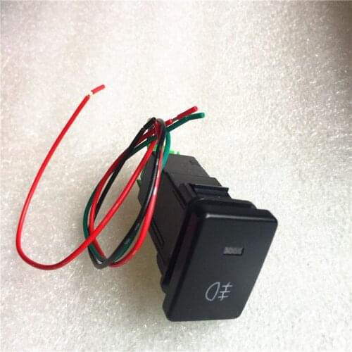 Rear Fog Light Switch for 11-14 Toyota Prado, SIENNA, Land Cruiser, 33x22mm, Refitting Optional Car Fog Switch, Free Shipping