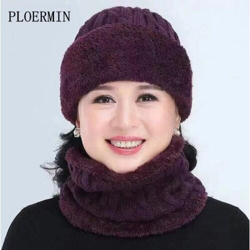 Winter Balaclava Womens Fashion Knitted Hat Caps Mask Gorras Warm Winter Hats For Women Men Skullies Beanies Mom Cap Dad Hat