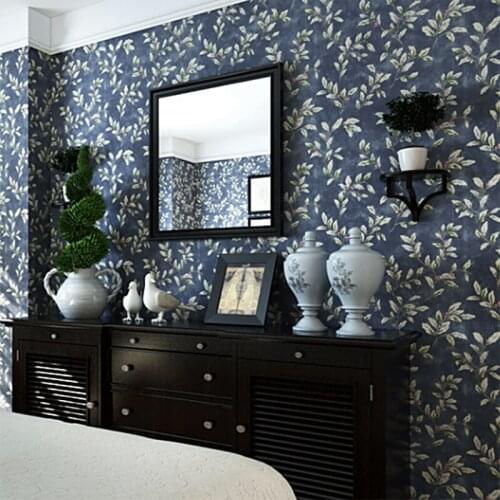 10m waterproof American country pastoral style paper wallpaper flower pattern wallpaper for bedroom living room office kitchen
