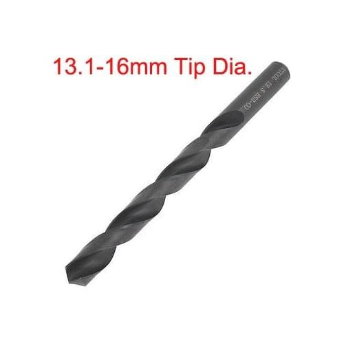 OZE19921102 13.1/13.2/13.3/13.4/13.5/13.6/13.7/13.8/13.9/14/14.5/15/15.5/16mm Dia. High Speed Steel Spiral Twist Drilling Bit