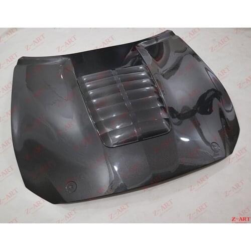 2015-2017 Z-ART for Mustang 2020 GT500 engine hood for Mustang carbon fiber engine bonnet GT500 engine cover for Mustang
