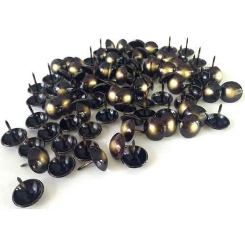 300PCS/LOT Upholstery nails nail domed studs Tacks Antique Bronze Cat Eye Thumbtack Pushpin Drawing Pin Doornail Deco Tack