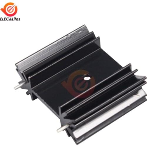5Pcs Aluminium TO-220 Heatsink TO 220 Heat Sink Transistor Radiator TO220 Cooler Cooling 34x38x12mm