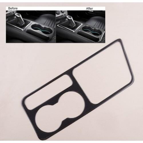Car Console Water Cup Holder Panel Cover Trim Frame Fit for Dodge Challenger 2008 2009 2010 2011 2012 2013 2014 Left Hand Drive