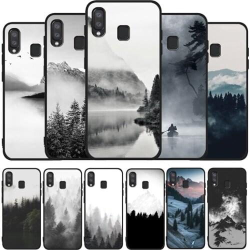 Mountain Pine Tree Forest phone Case For Samsung A10 A20E A30 A40 A50 A60 A70 M10 M20 M30S M40 A01 A21 A31 A51 A71 4G Cover
