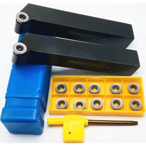 Lathe tool bar SRGCR turning tool holder SRGCR2020K12 SRGCR2525M12 cutting shank for RPMT1204 VP15TF carbide insert SRGCL2020K12