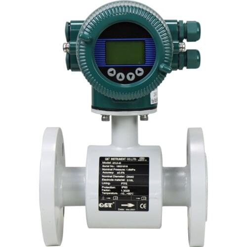 Remote transmitter PTFE liner magnetic flowmeter stainless steel electromagnetic flow meter