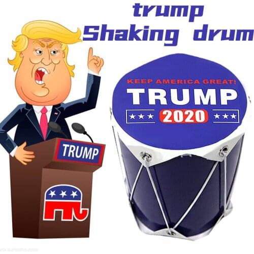 Donald Trump for President 2020 Keep America Great Drum Hand Shaker Cheering Drum Noisemakers for Supporting President Election